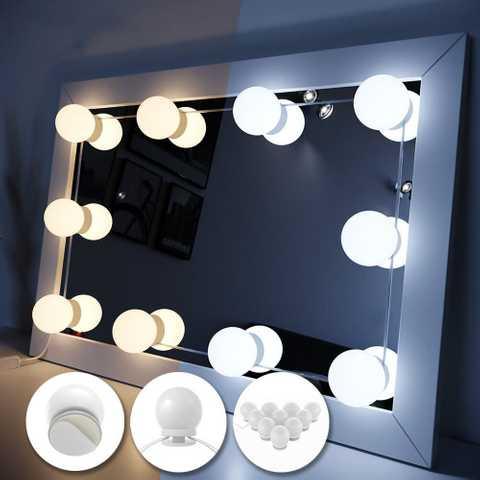 

Лампочки LED 10 шт для гримерного зеркала 3 режима VANITY MIRROR LIGHTS