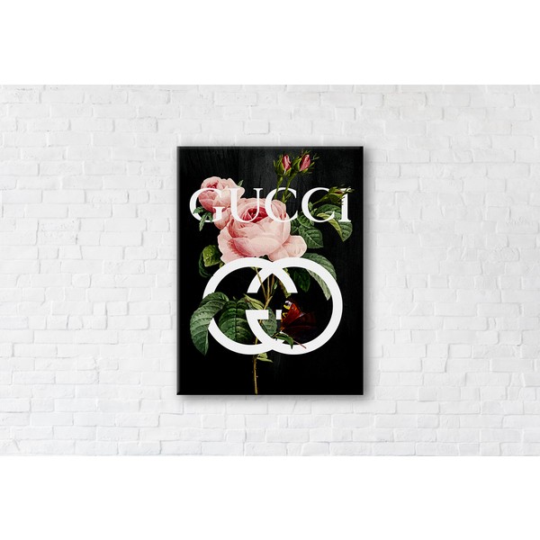 

Картина на холсте Gucci Black 75x100см Franklin