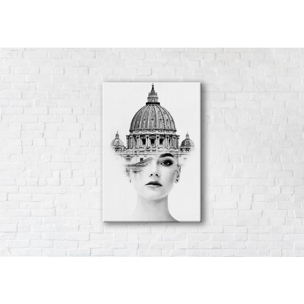 

Картина на холсте St. Peter's Basilica 75x100см Franklin