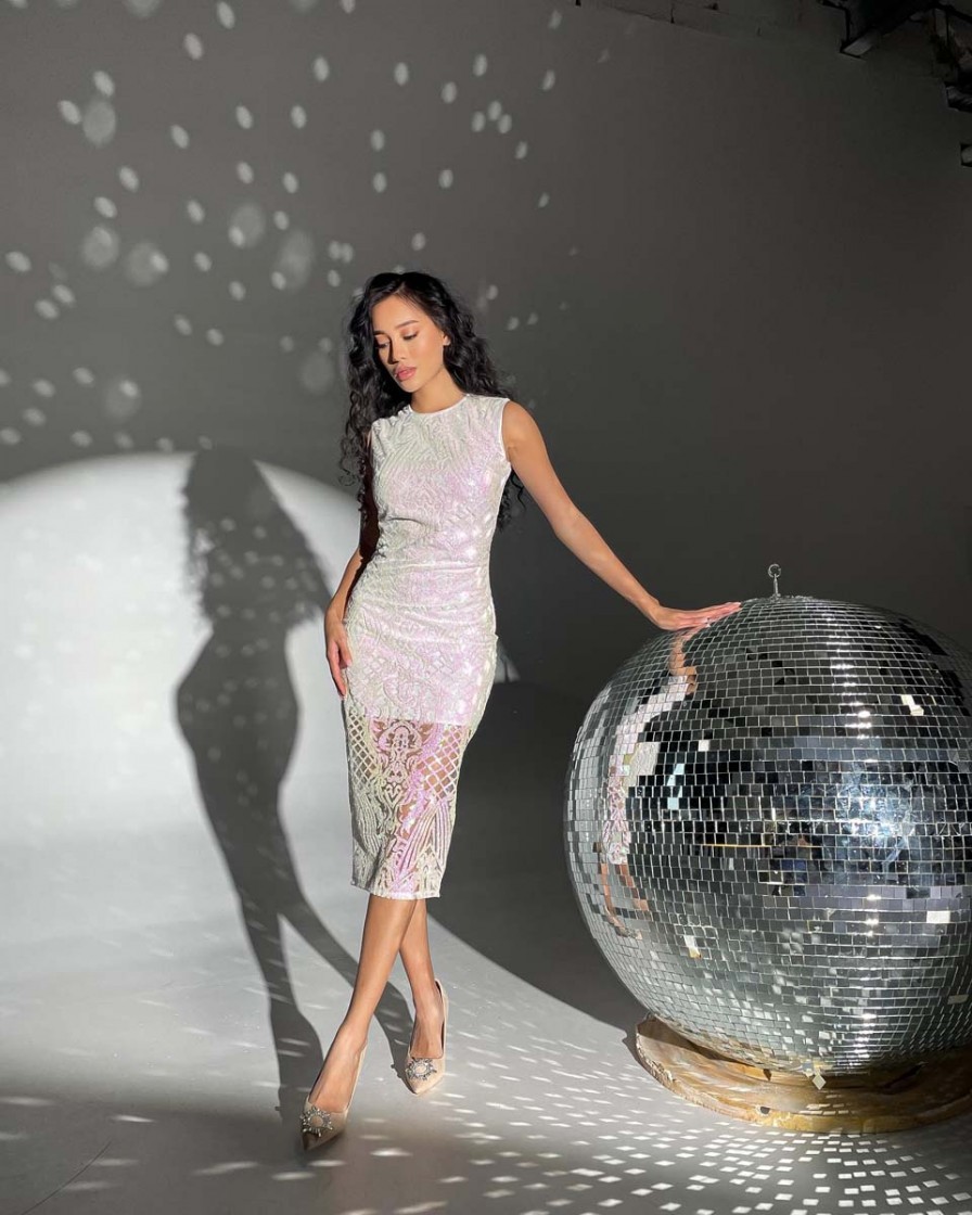 

Нарядна біла сукня-футляр FashionYouWant / белый 43442185, Нарядна біла сукня-футляр FashionYouWant XS/S белый 43442185