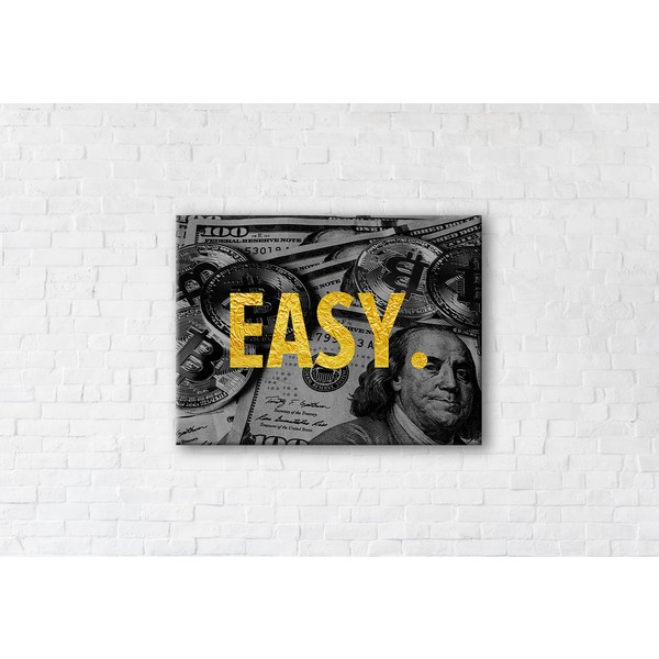 

Картина на холсте Easy Gold 90x120см Franklin
