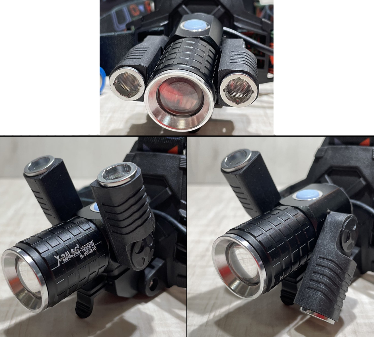 

Мощный фонарик на голову аккумуляторный Police W602-T6+2XPE ЗУ 220V - 12V, 2x18650, zoom, велокрепление