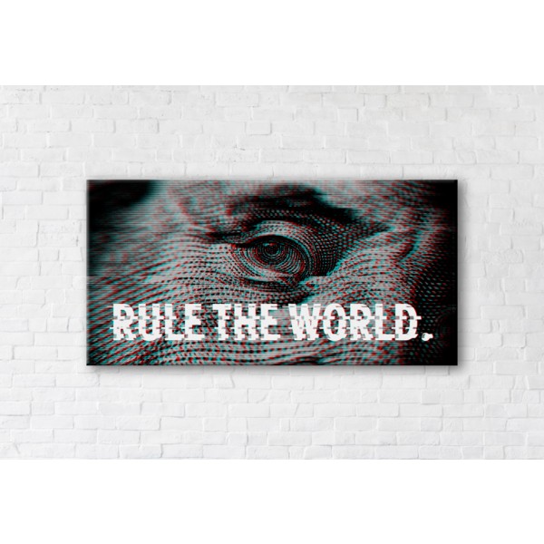 

Картина на холсте Rule the World 70x140см Franklin