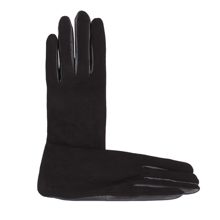 

Мягкие перчатки с теплой и мягкой подкладкой флис de esse D806-L1-black Размер 7