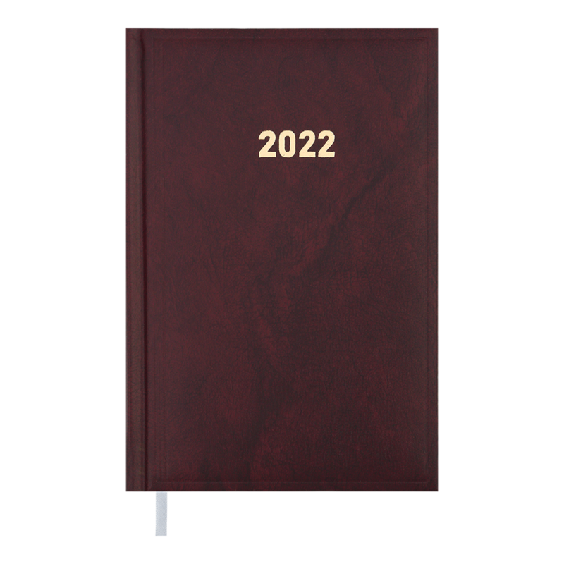 

Дневник датированный Buromax Base 2022 А6 168 листов бордовый (BM.2514-13)