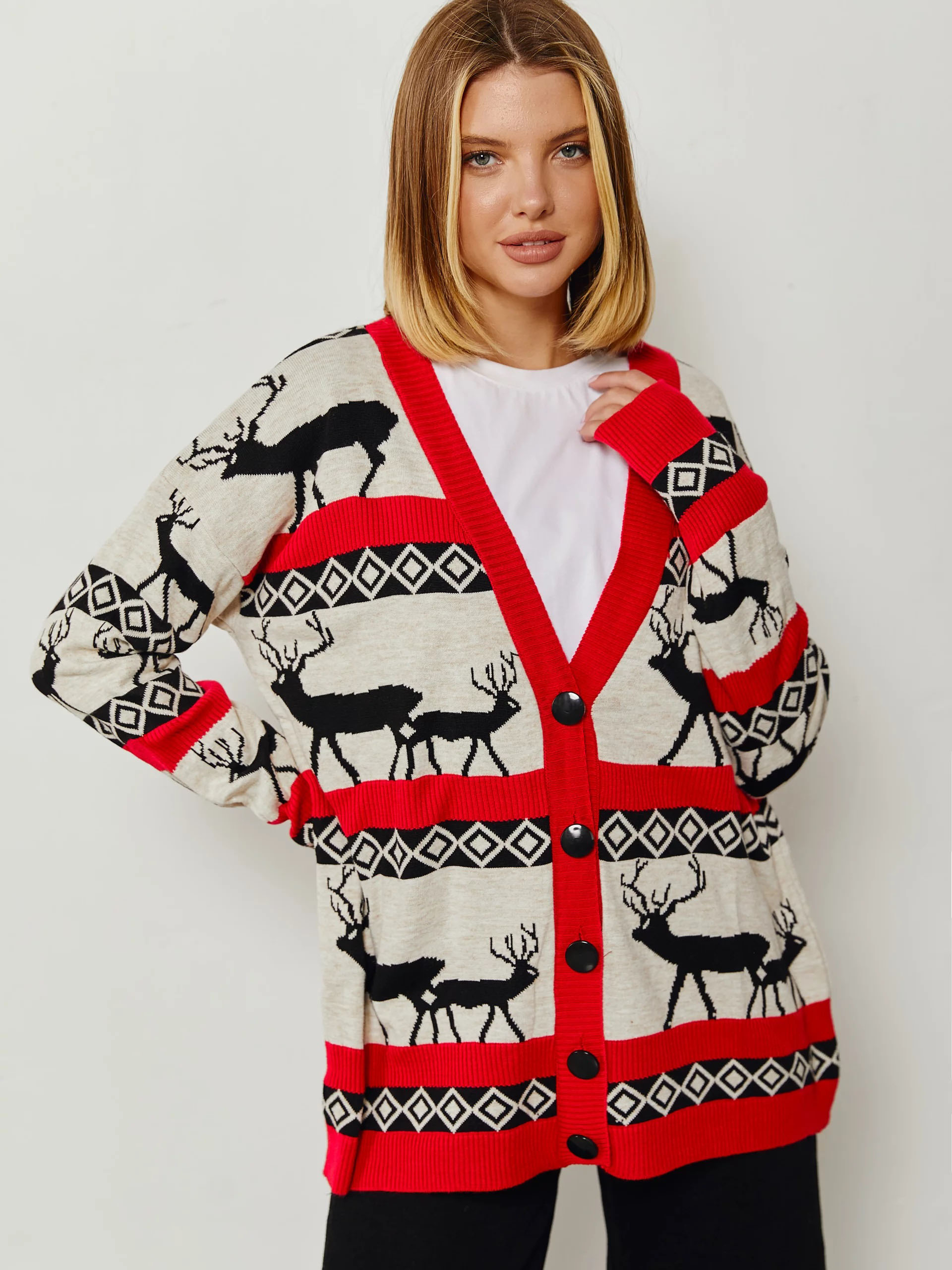

Кардиган Gepur 40394  Красный, Кардиган Gepur 40394 One Size Красный
