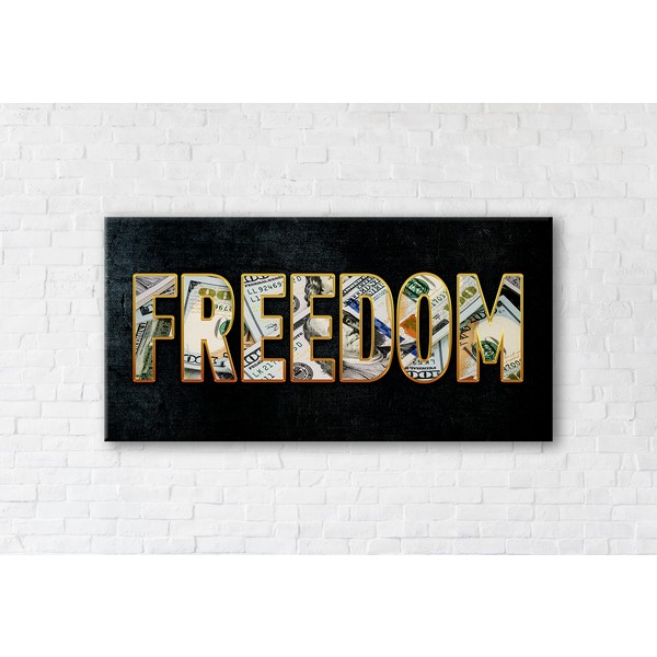 

Картина на холсте Freedom 60x120см Franklin