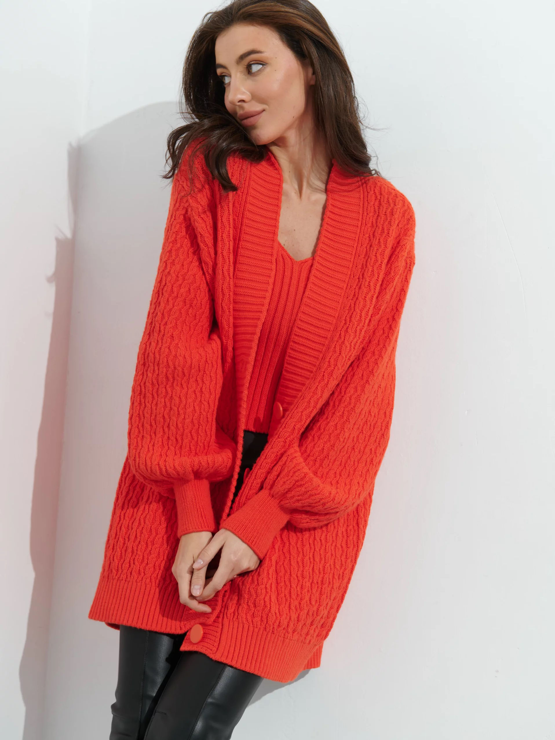 

Кардиган Gepur 40591 One Size Коралловый