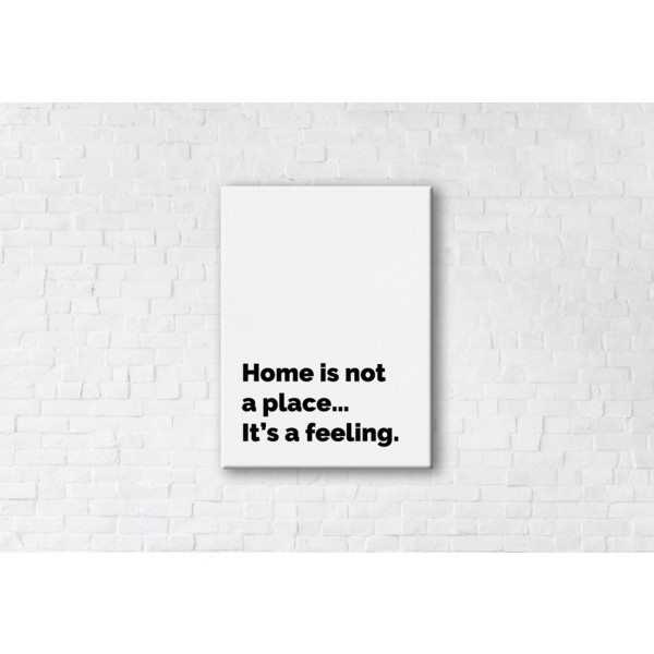 

Картина на холсте Home is a feeling 75x100см Franklin