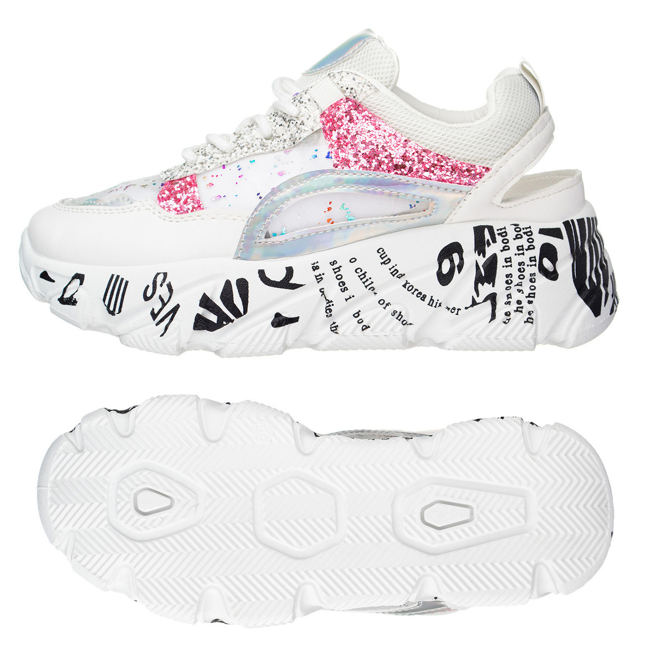 

Жіночі кросівки EAC Fashion 38 White Pink