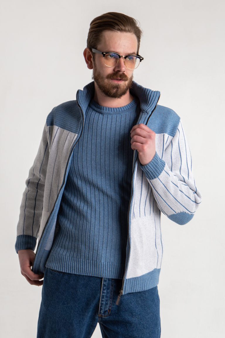 

Кофта мужская Diko 985107 XXL Джинс