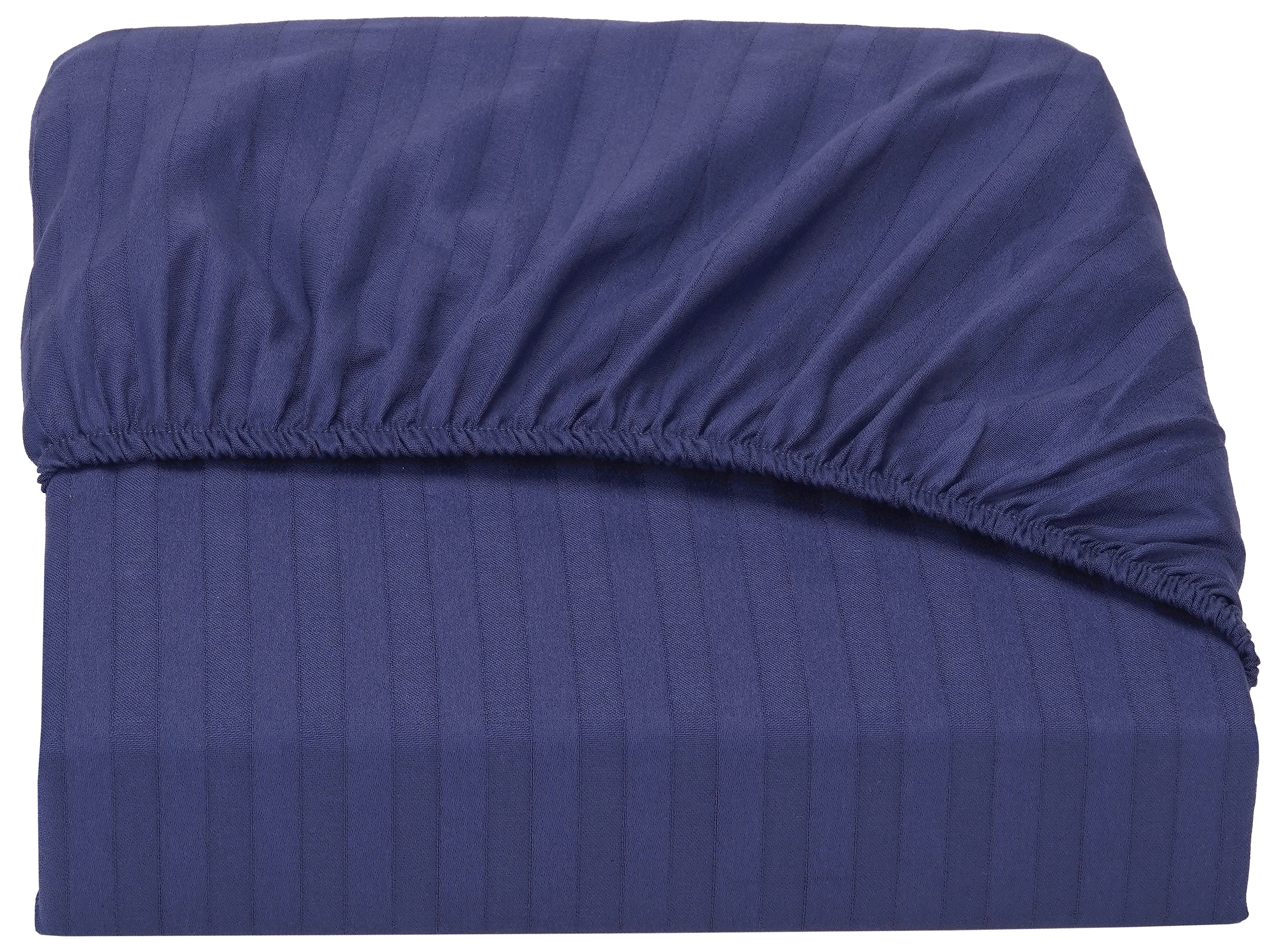 

Простынь на резинке Good-Dream Страйп-сатин Dark Blue 200х200