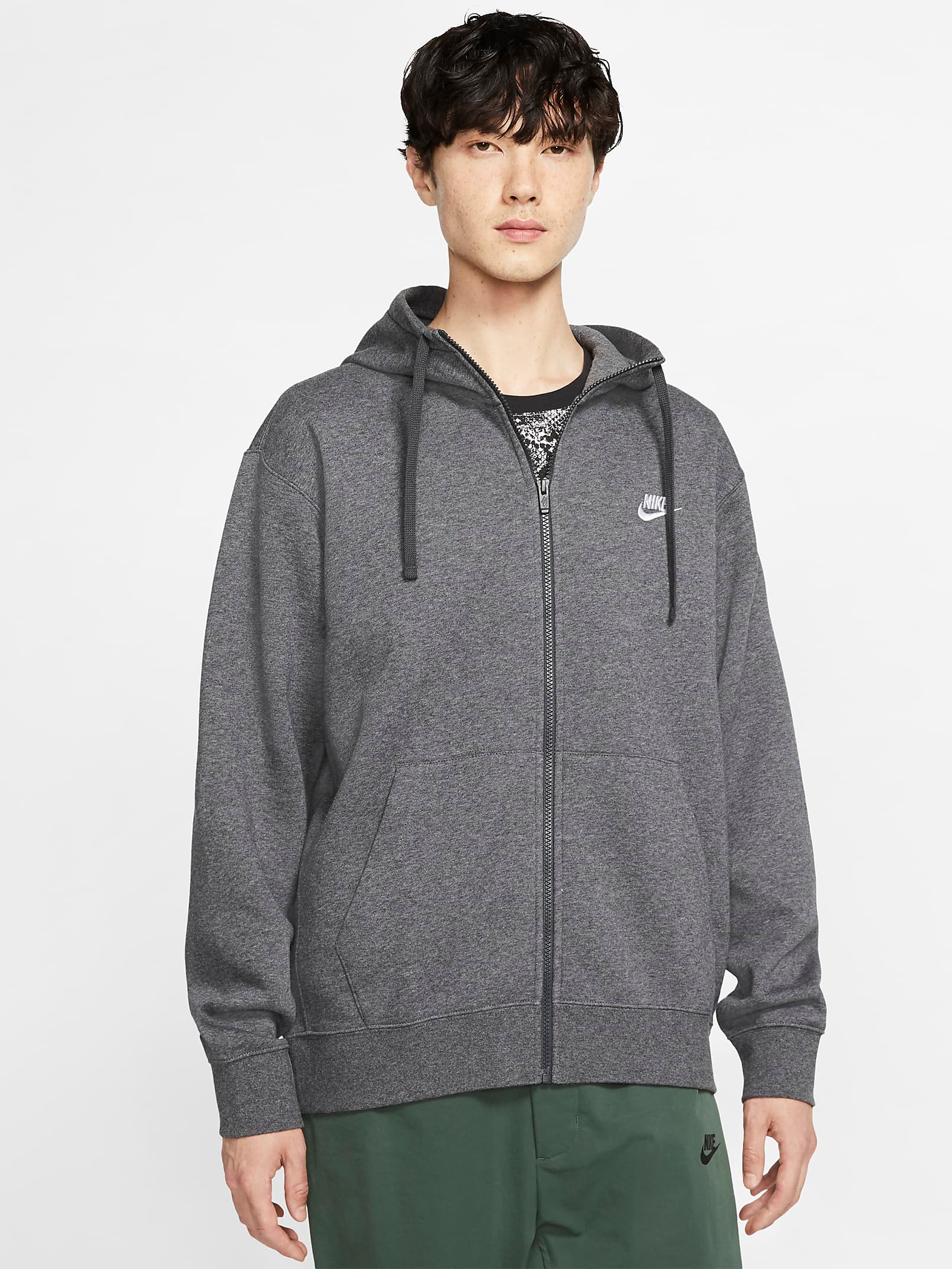 

Толстовка Nike M Nsw Club Hoodie Fz Bb BV2645-071  Темно-серая, Толстовка Nike M Nsw Club Hoodie Fz Bb BV2645-071 XL Темно-серая