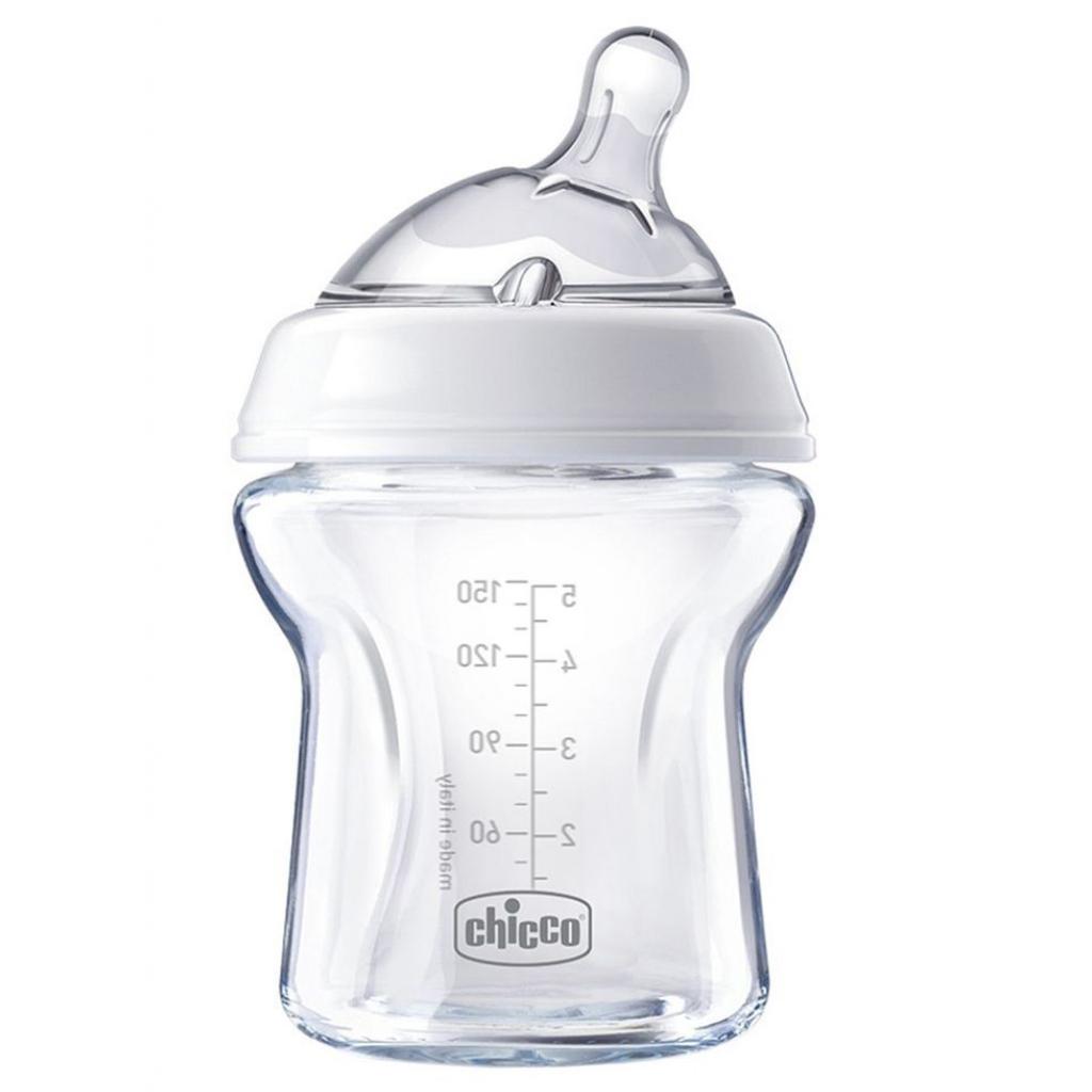 

Бутылочка для кормления Chicco Natural Feeling 0м+ 150 мл стеклянная (80611.00)