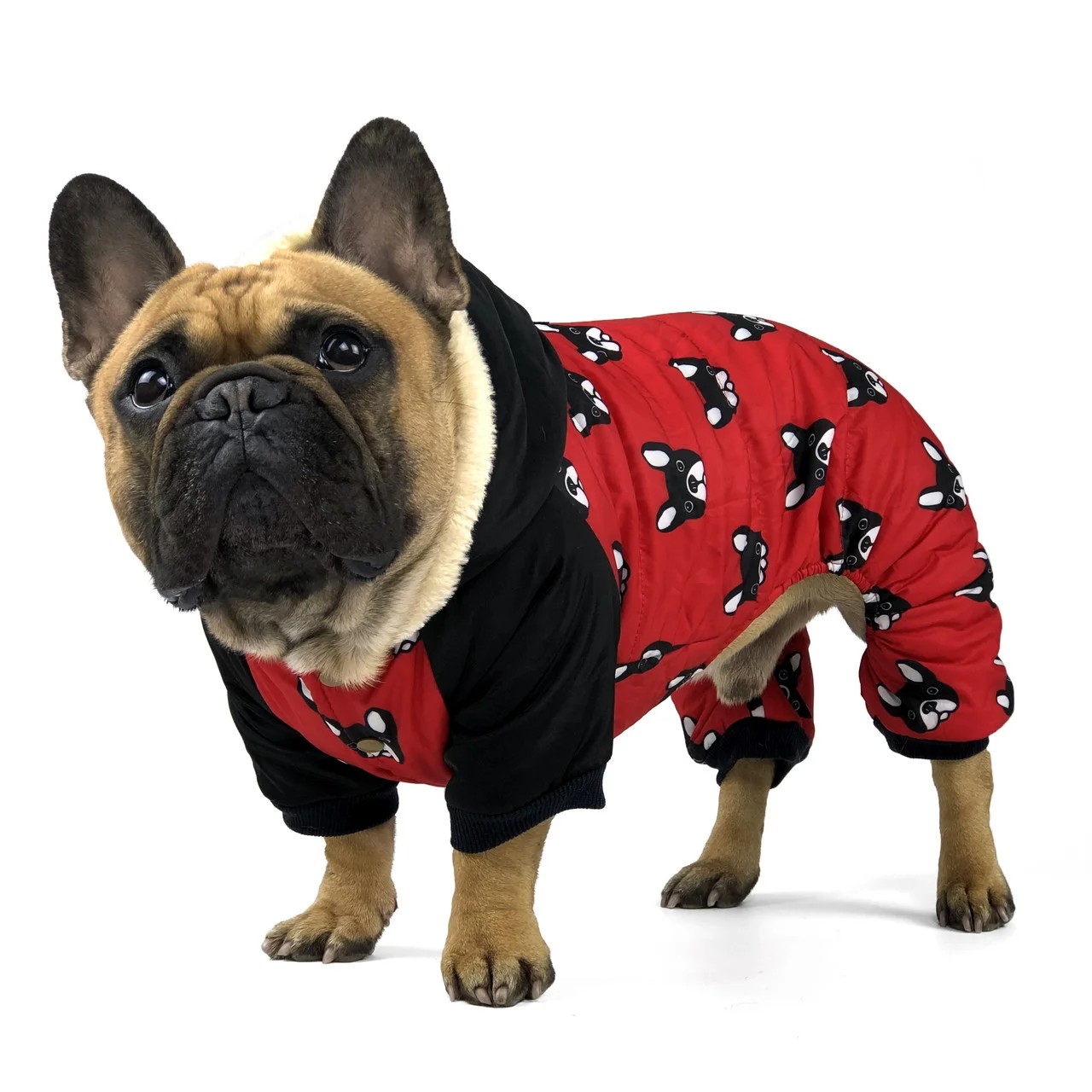 

Комбинезон для собак Ideapet FrenchBulldog XXL Red