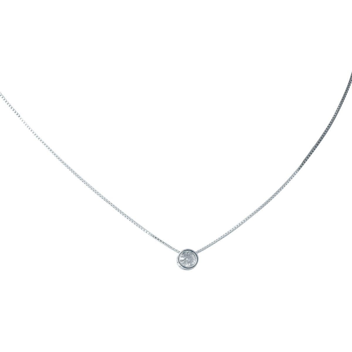 

Серебряное колье SilverAlex с фианитами 450 размер