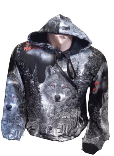 

Утепленный спортивный костюм для подростка волк без бренда чёрный 12-14 лет 158-170см