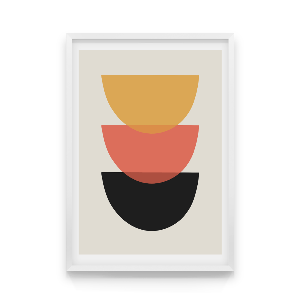 

Постер в рамке THREE POTS 50x70 см