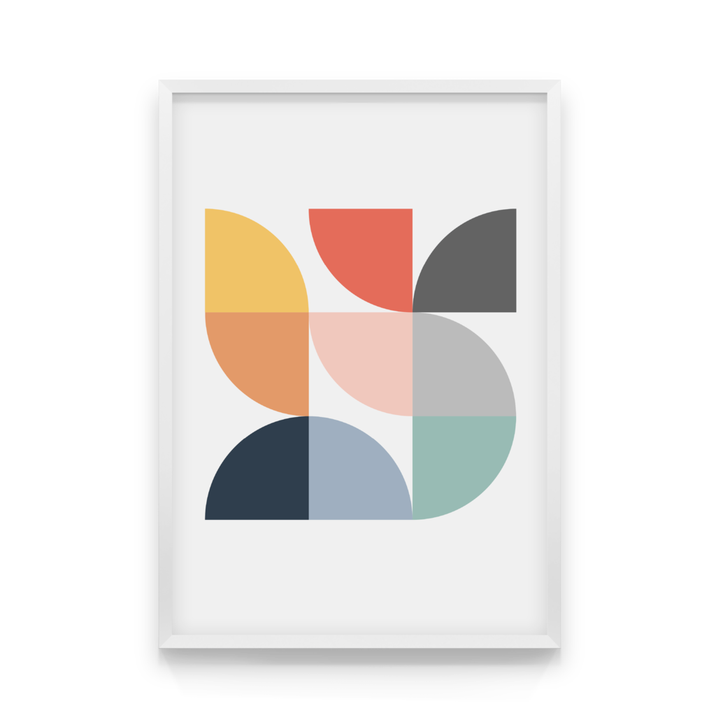 

Постер в рамке SLICES 40x50 см