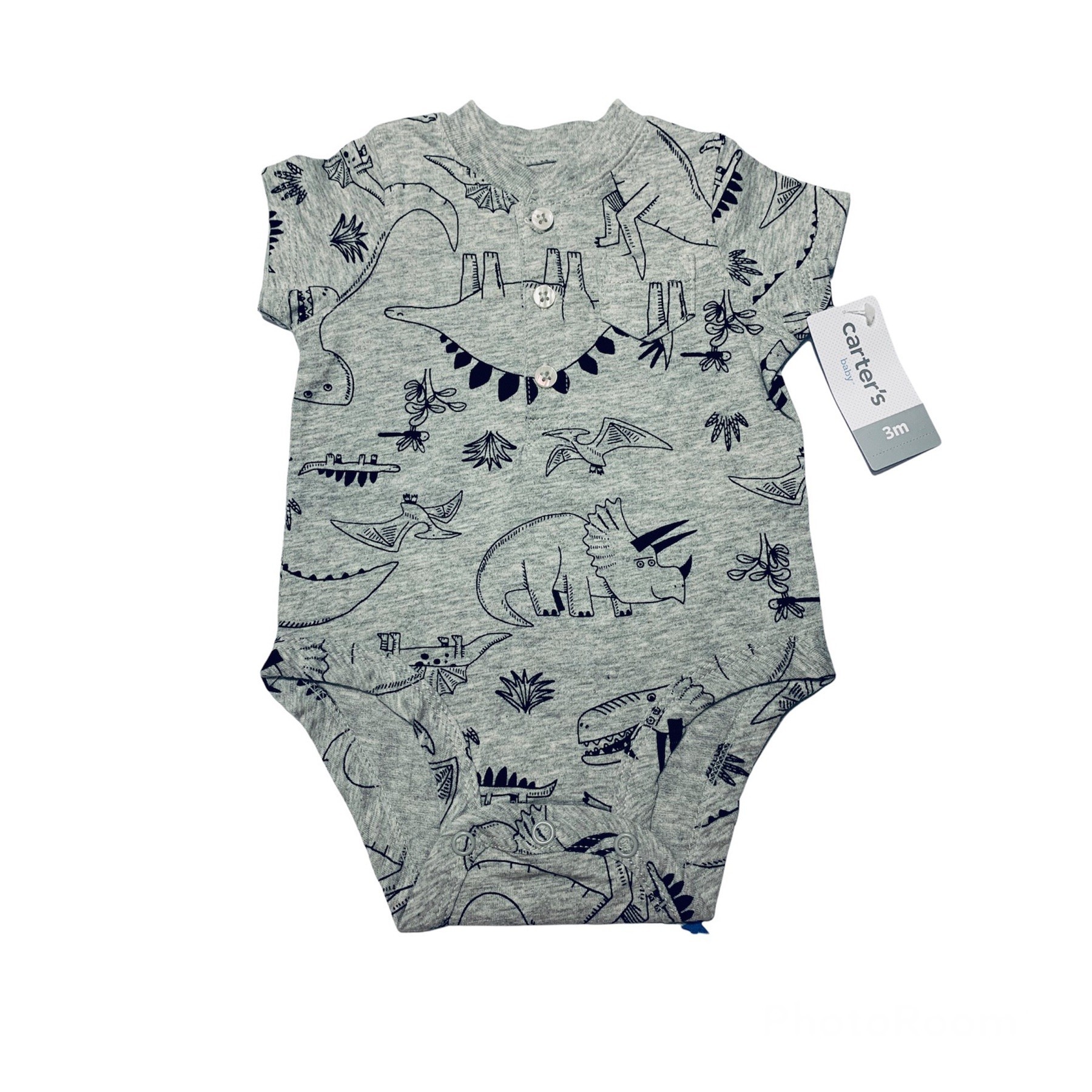 

Боди Carters 3 мес 55-61 см Серый