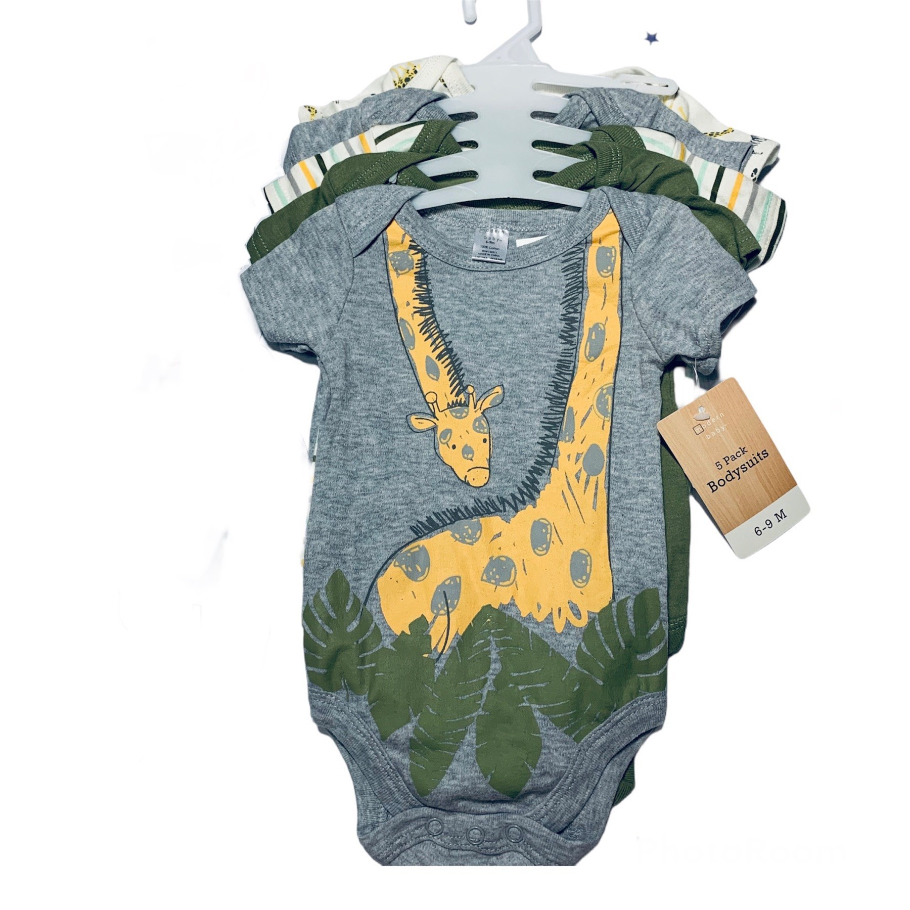 

Боди (5 шт) Modern baby 6/9 мес 68-72 см Разноцветные