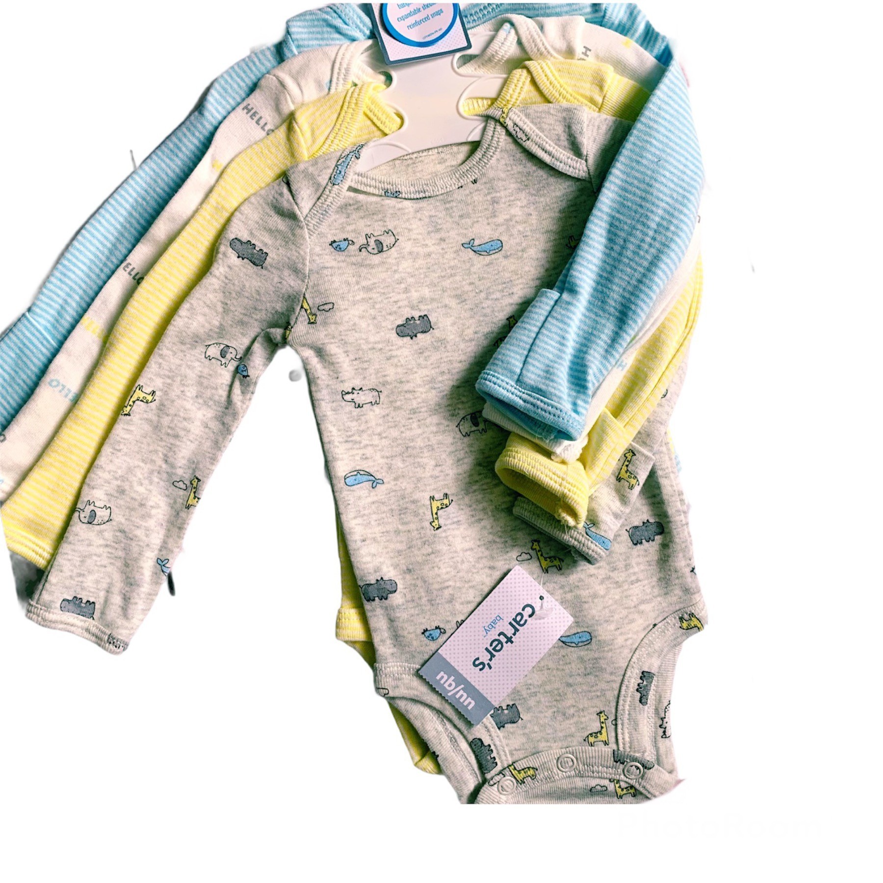 

Боди 4 шт Carters Nb 46-55 см Разноцветные