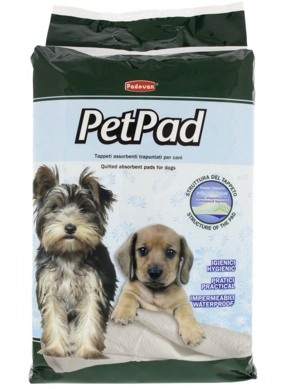 

"Pet Pad" влагопоглощающие пеленки для собак 60x90 cm, 10 шт, Padovan BGL-PD-06