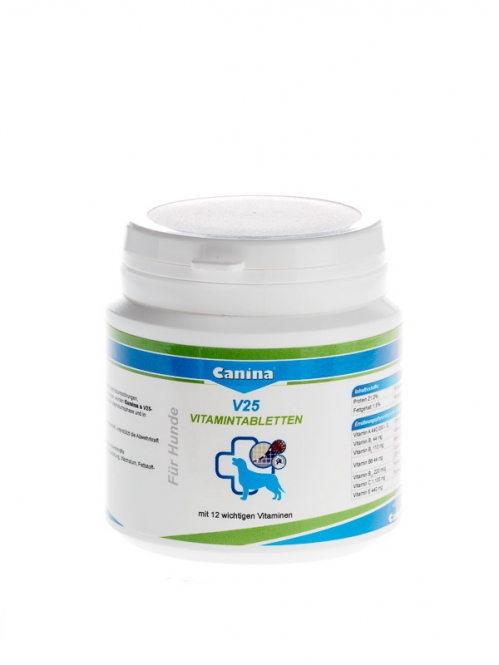 

Витаминный комплекс для собак "V25 Vitamintabletten" 30 таблеток Canina BGL-CN-78