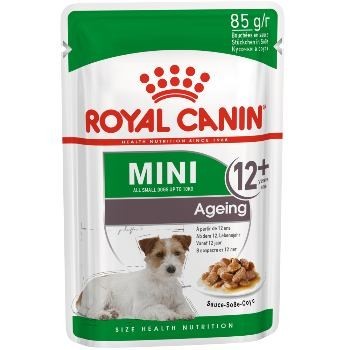 

Упаковка влажного корма Royal Canin Mini Ageing 12+ для пожилых собак мелких пород 12 шт по 85 г (9003579008294)