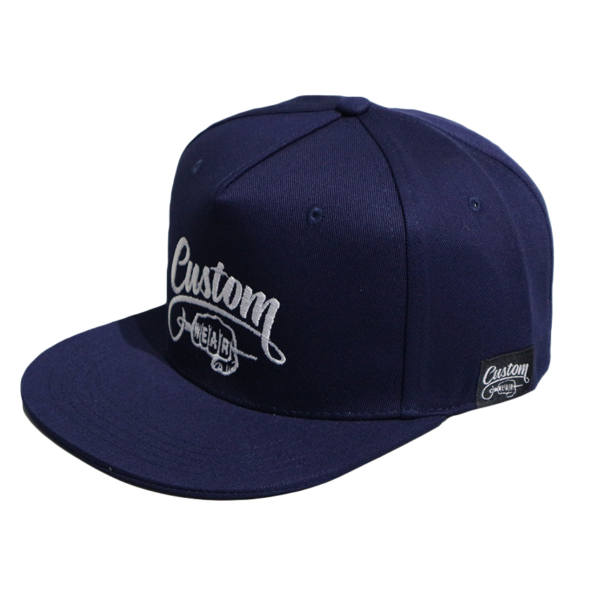 

Снепбек Custom Wear Navy White Logo