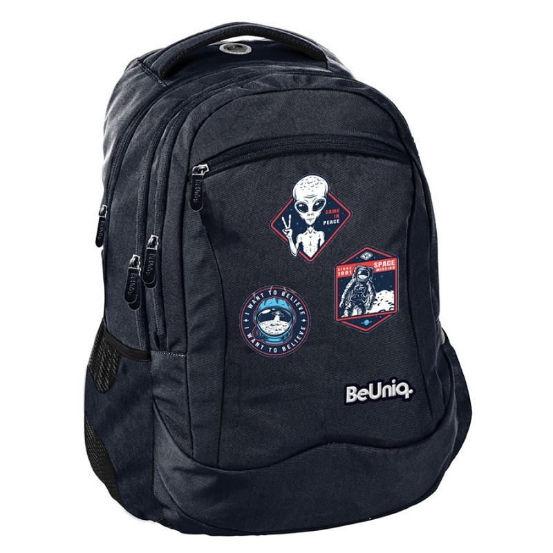 

Рюкзак школьный Paso BeUniq Ufo 43x30x20 черный PPUF20-2808