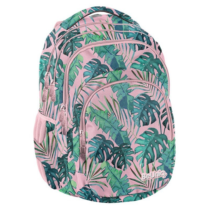 

Рюкзак школьный Paso BeUniq Palms 43X30X25 см розовый PPLM-2706