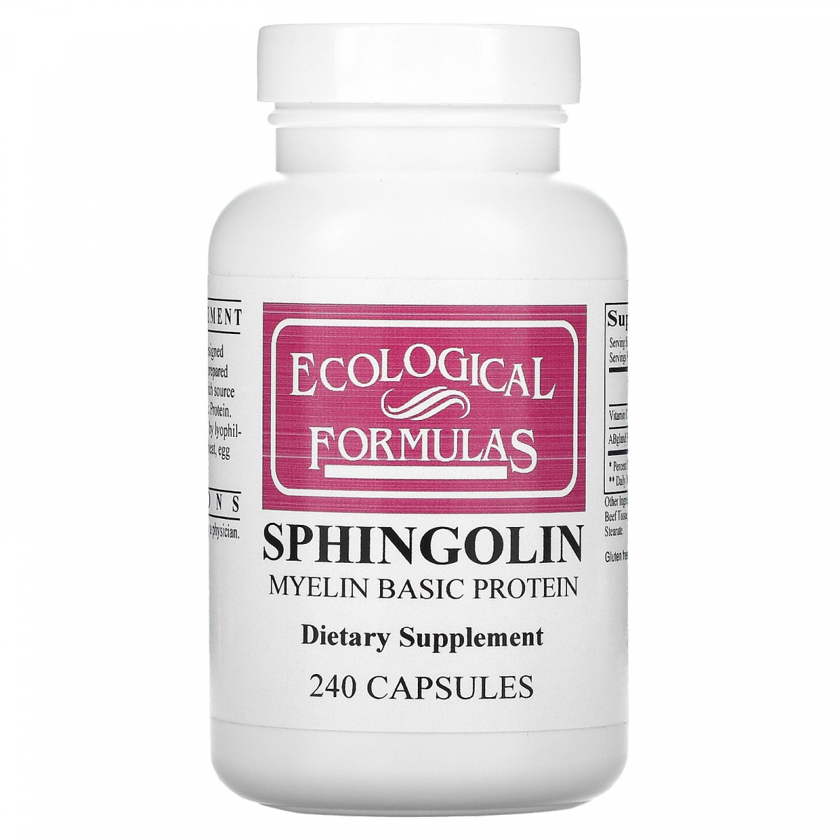 

Миелиновый основной белок Cardiovascular Research (Sphingolin) 240 капсул