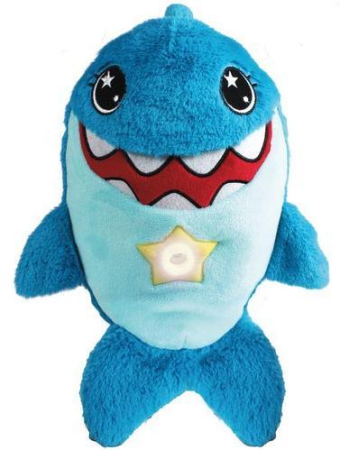 

Детская плюшевая игрушка ночник-проектор Акула Star Bellу Dream Синяя