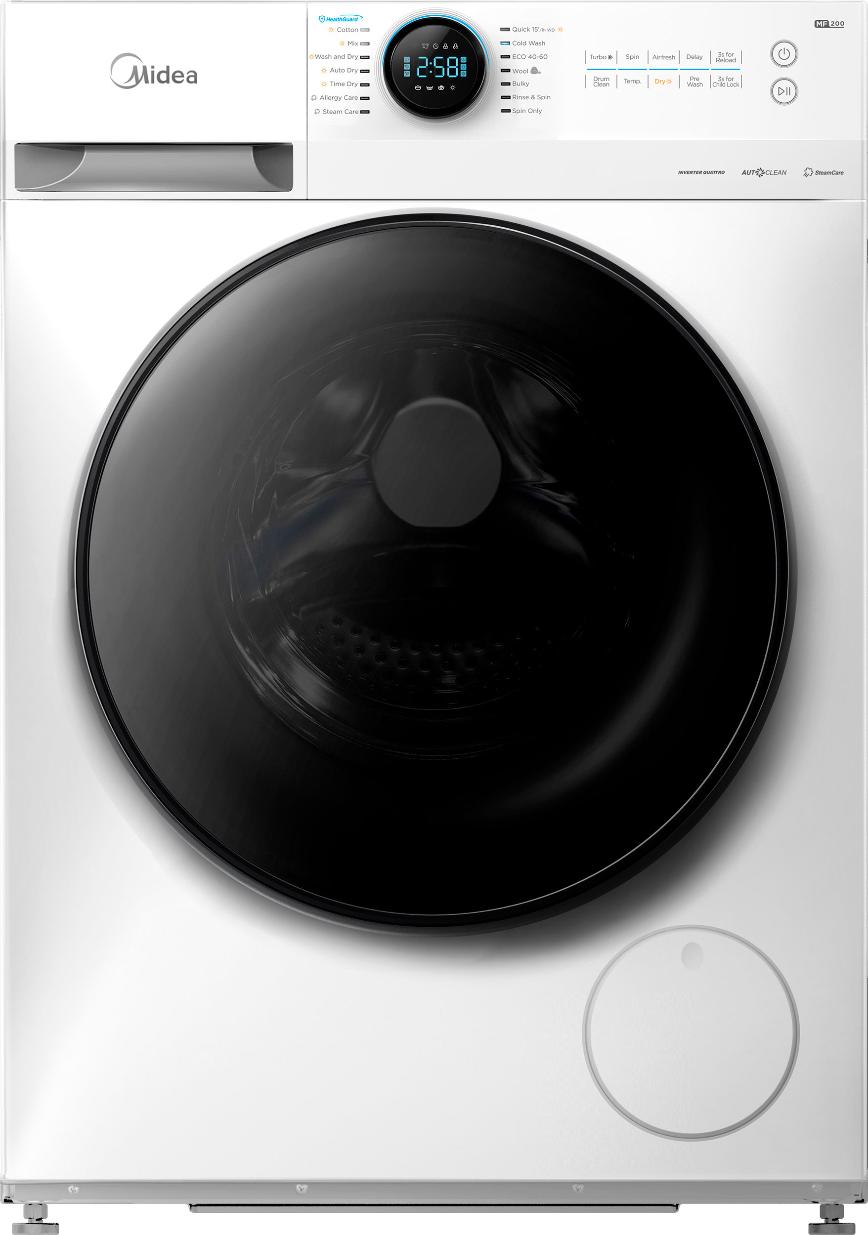 

Стиральная машина с сушкой MIDEA MF200WD80-UA