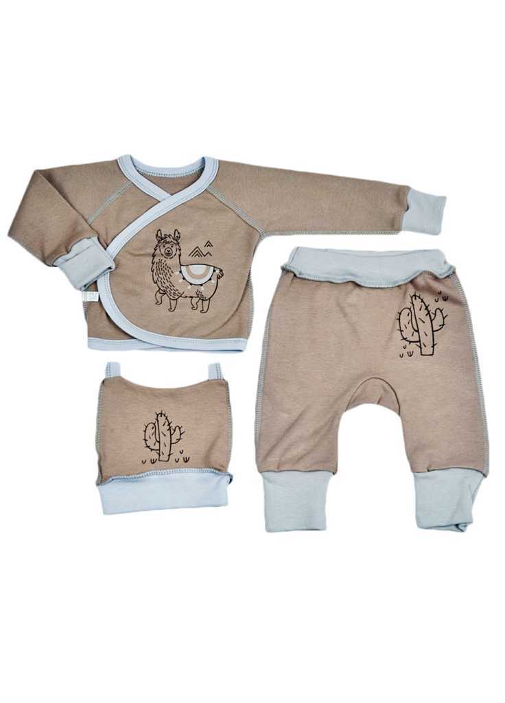 

Набор 3х предметный Sweet Mario р 56 коричневый