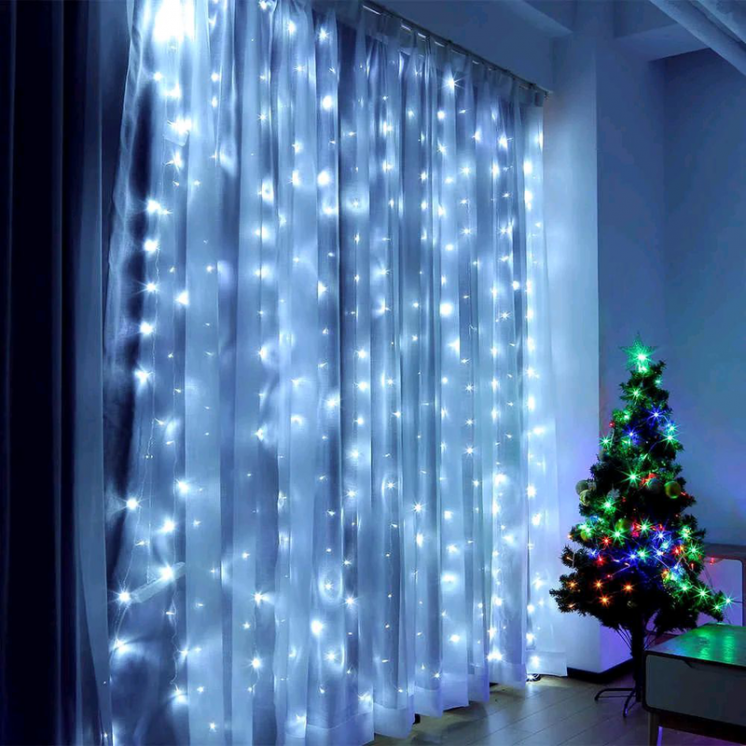 

Гирлянда Xmas LED (Водопад 3M*2M) 320-W Белая