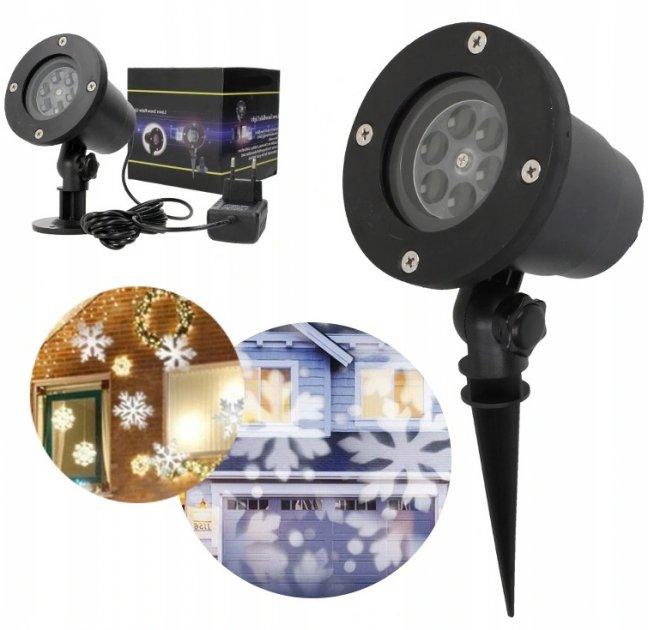

Уличный декоративный лазерный проектор laser light поворотная ножка Outdoor Snow flake light