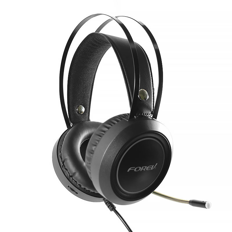 

Наушники с микрофоном для ПК проводная гарнитура FOREV FV-G95 Black 2х3.5 мм + USB (F_7028-24827)