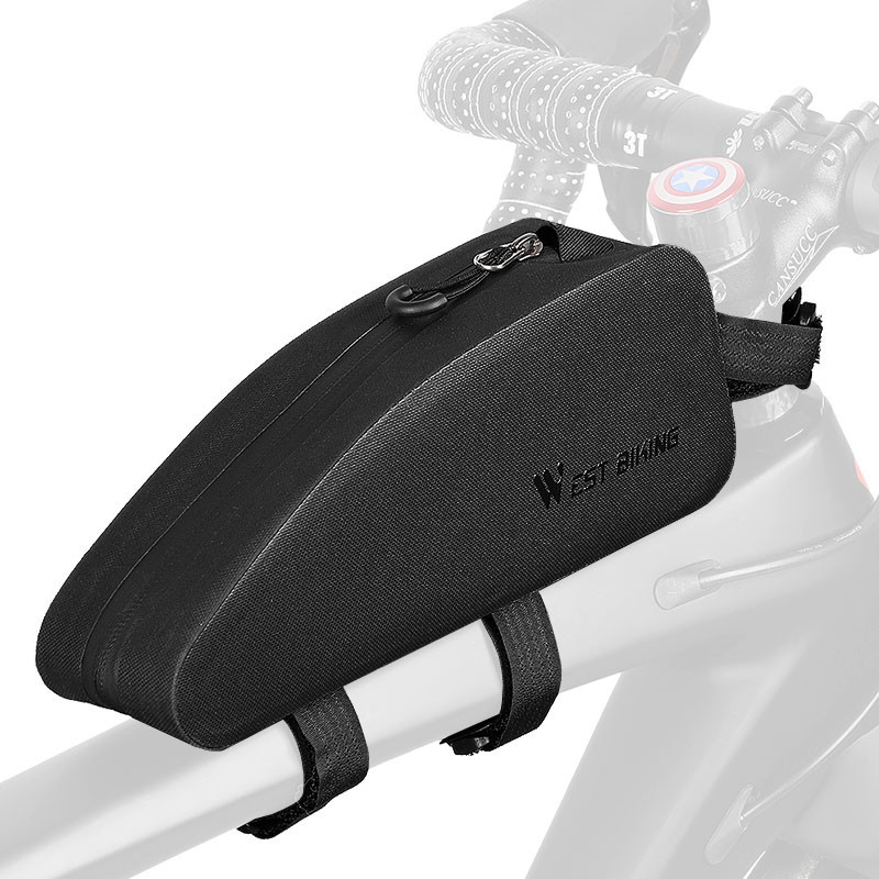 

Велосипедная сумка West Biking 0707212M Black на верхнюю трубу рамы подрамная велосумка (F_8021-28195)