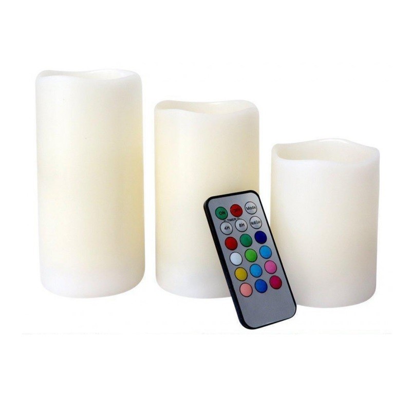 

Набор светодиодных свечей Color Changing Luma Candles 12 цветов, пульт ДУ