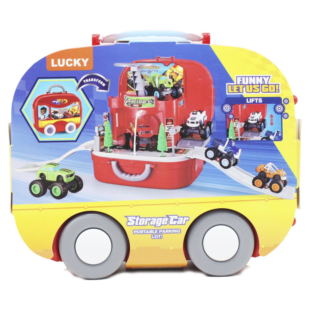 

Игровой набор TOYS Паркинг ВСПЫШ 1256 в чемодане на колесах с машинками (168820)