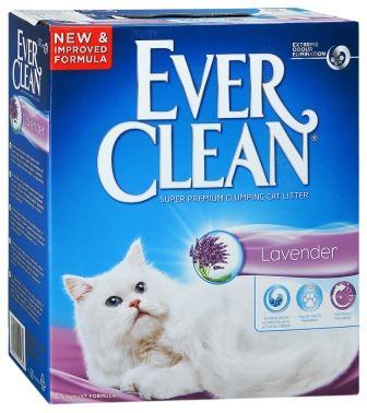 

Комкующийся наполнитель Эвер Клин (Ever Clean ) для туалета кошек с ароматизатором лаванды 6л