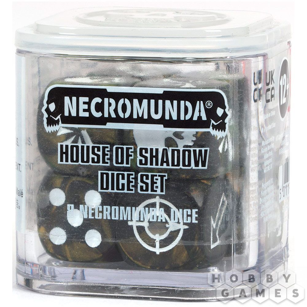 

Настольная игра Games Workshop KILL TEAM NECROMUNDA: HOUSE OF SHADOW DICE SET (99220599021) (5011921152414)