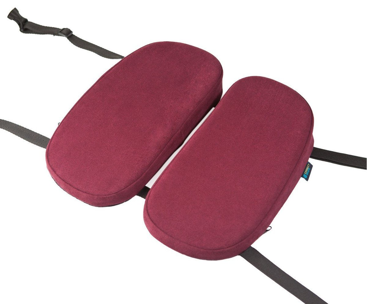 

Ортопедическая подушка детская для сидения School Comfort (возраст 5-10 лет), Correct Shape (Украина) бордовый