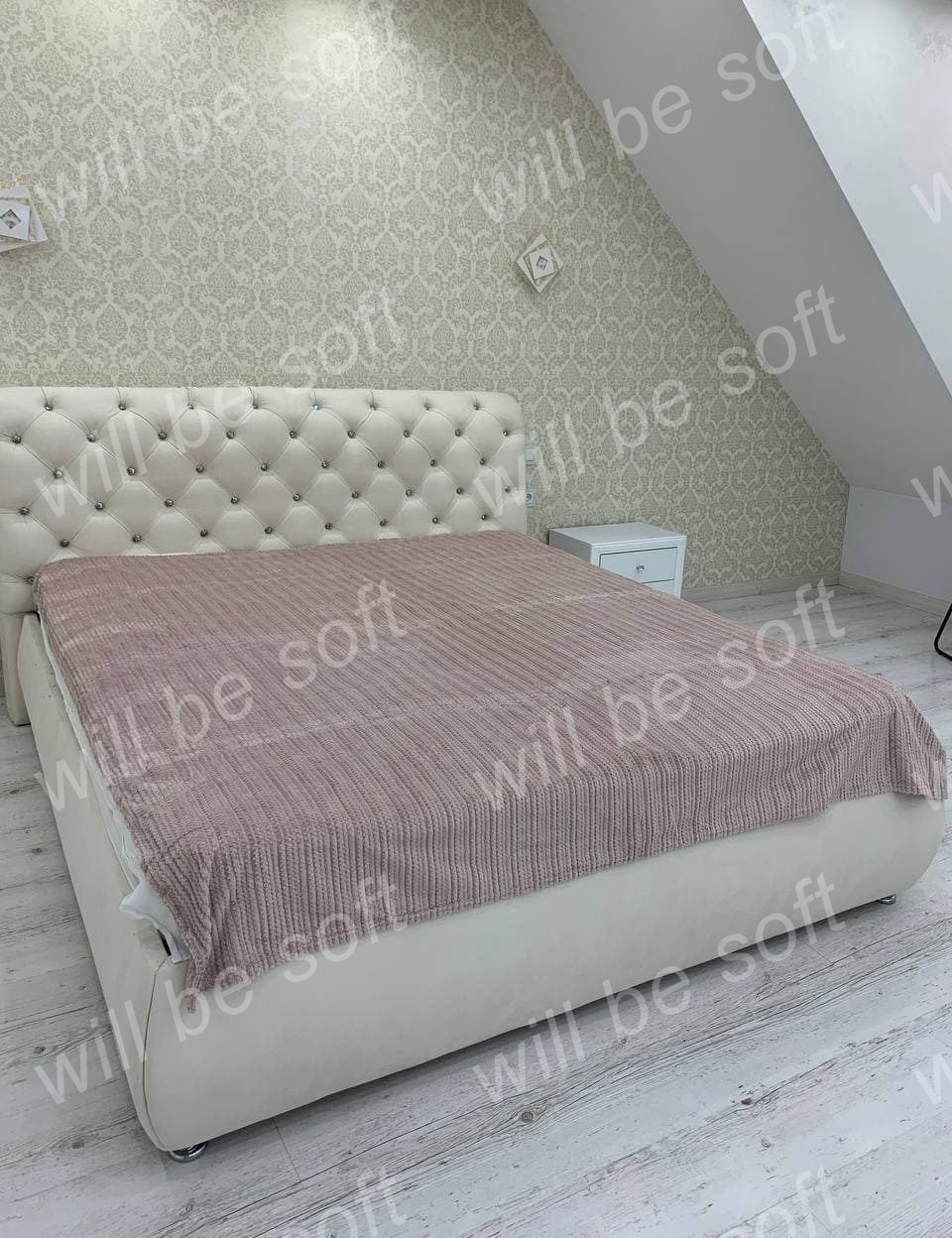 

Плед Colorful Home Евро 200 Х 230 см Светло Розовый 940