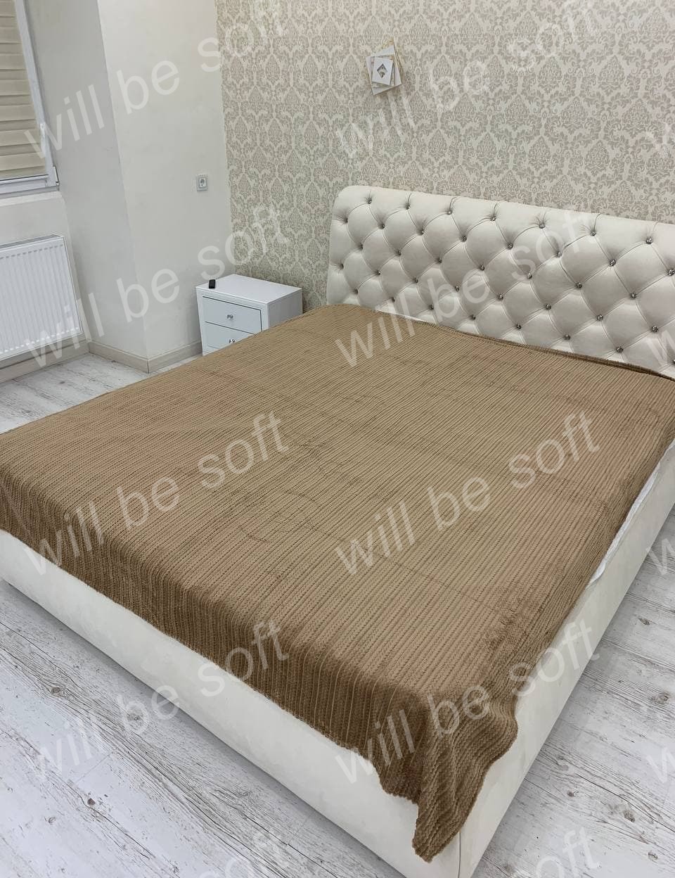 

Плед Colorful Home Евро 200 Х 230 см Бежевый 943