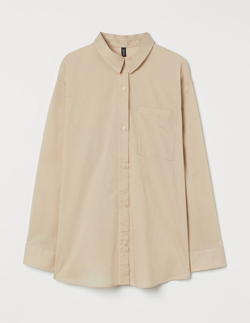 

Рубашка H&M Ж1079826 цвет бежевый S