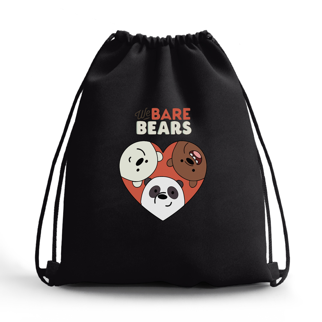 

Сумка для обуви Вся правда о медведях (We Bare Bears) (10428-2669-1) Бежевая