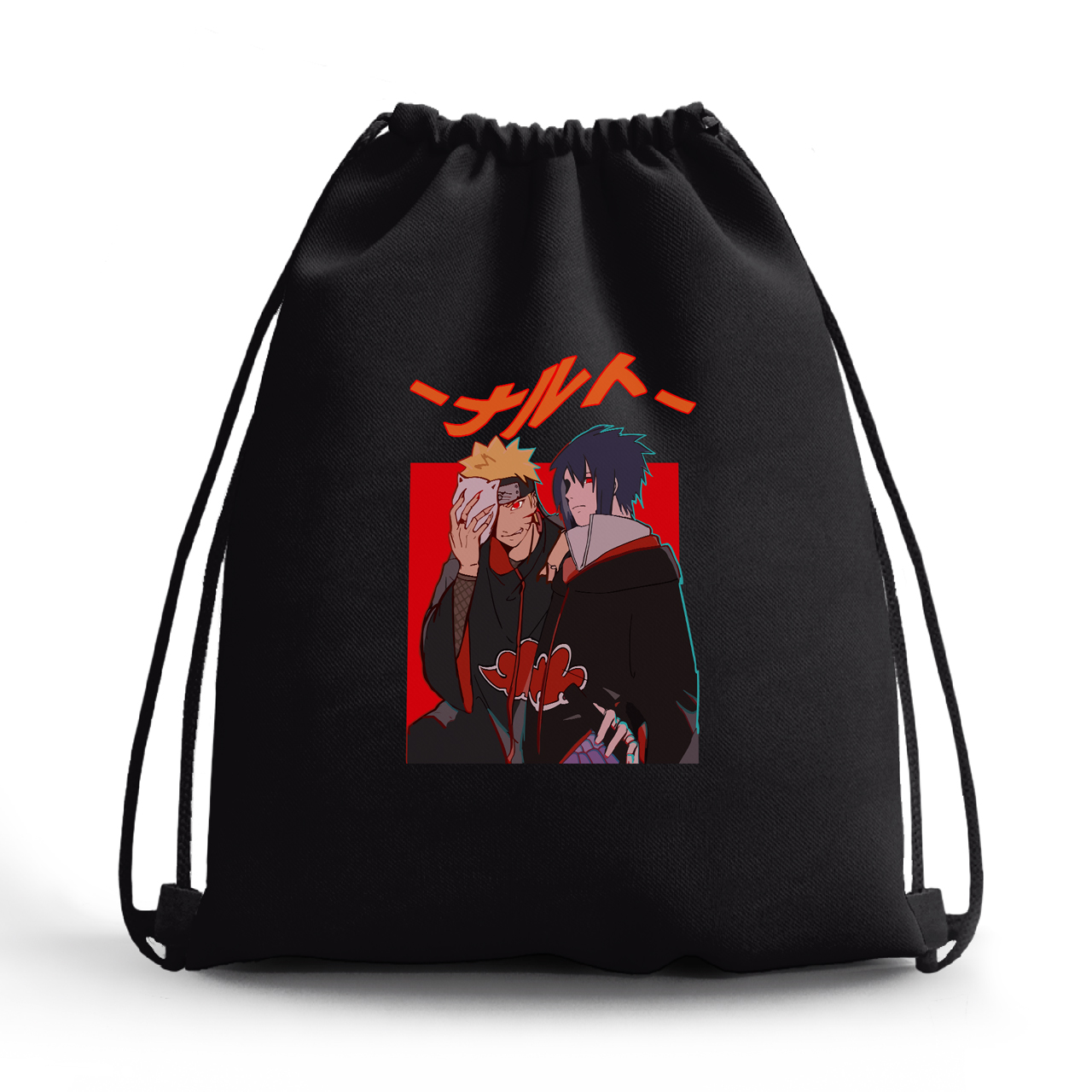 

Сумка для обуви Наруто Узумаки и Саске Учиха (Naruto Uzumaki and Sasuke Uchiha) (10428-2815-2) Чёрная